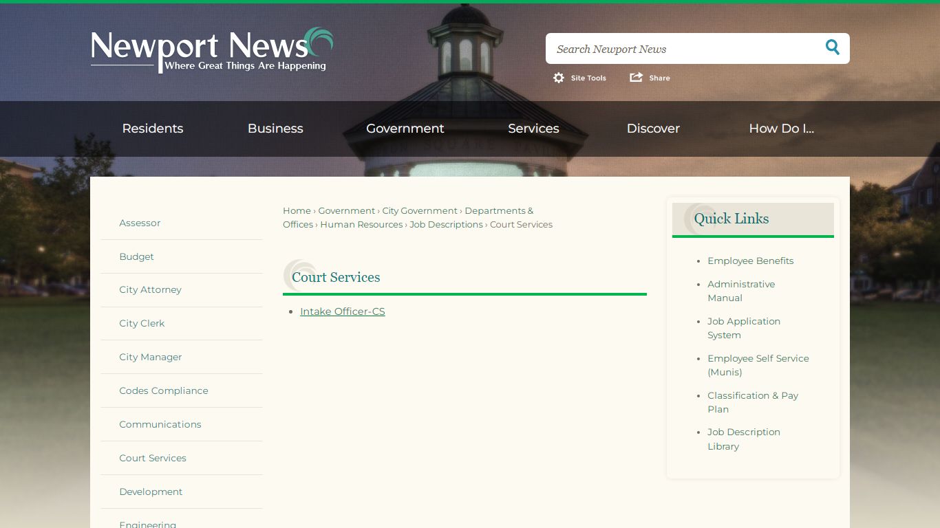 Court Services | Newport News, VA - Official Website